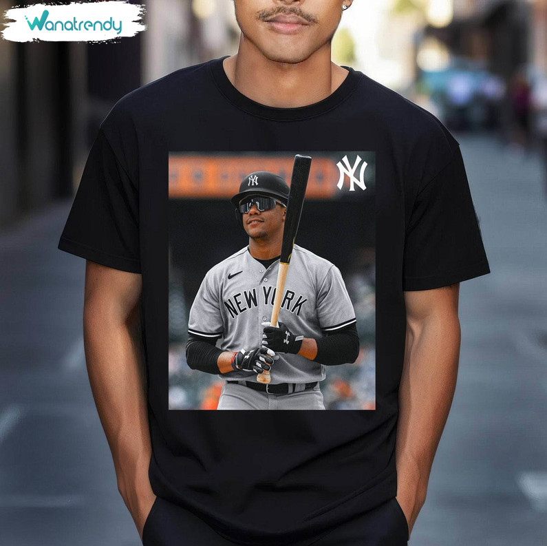 90s New York Yankees Merch Hoodie, Inspirational Juan Soto Shirt Long Sleeve