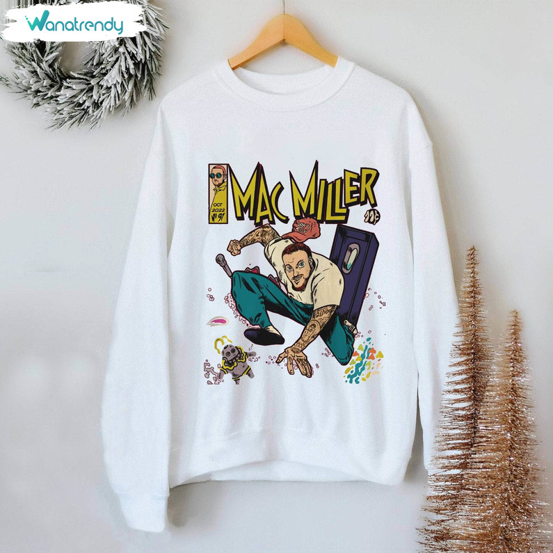 Mac Miller Sweatshirt, Mac Swimming Hip Hop Unisex Hoodie Tee Tops