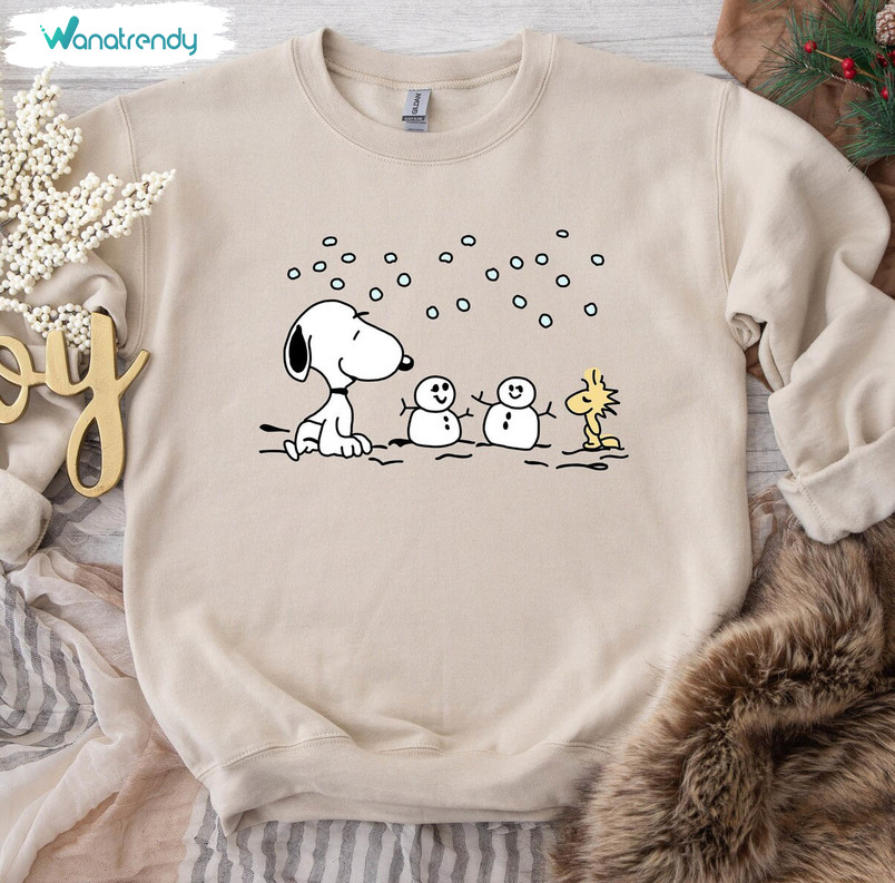 Peanuts Christmas Shirt, Snoopy Dog Christmas Long Sleeve Hoodie