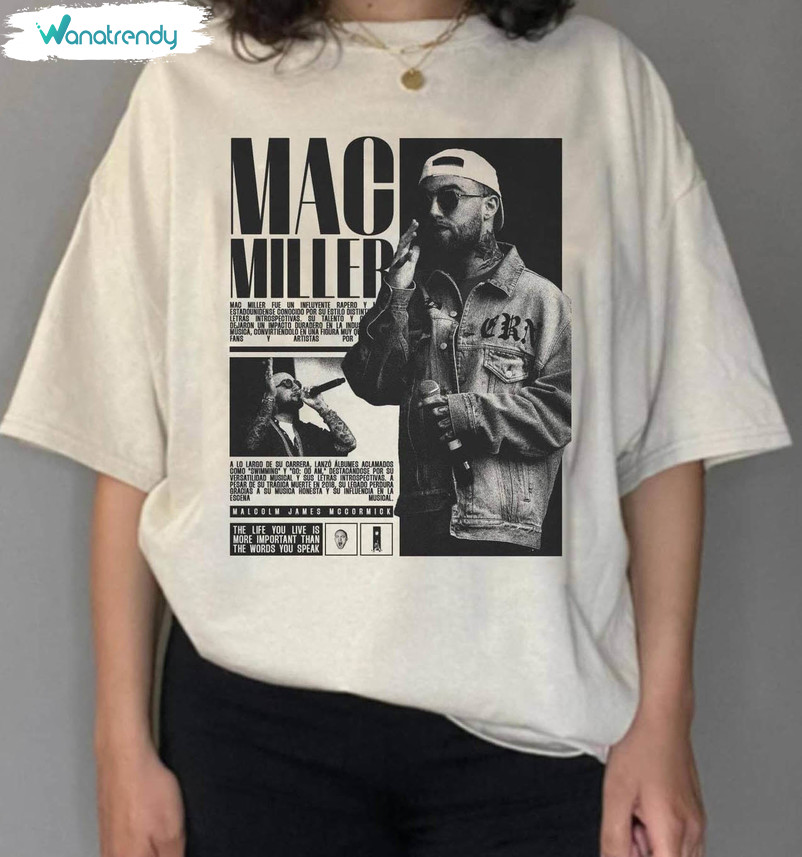 Mac Miller Sweatshirt, Hip Hop Mac Swimming Unisex Hoodie Tee Tops