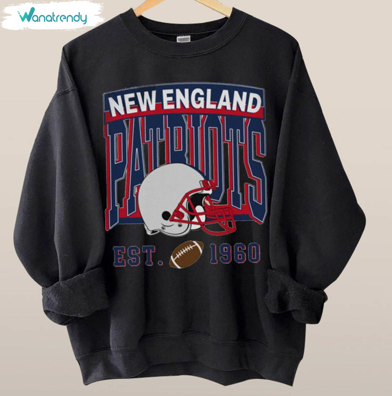 Limited New England Patriots Shirt, New England Football Unisex Hoodie Crewneck