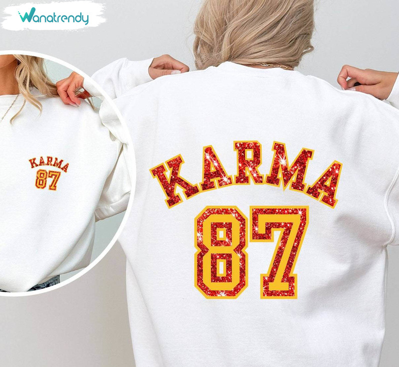 Awesome Karma 87 Sweatshirt, Trendy Karma 87 Kansas Unisex T Shirt Crewneck