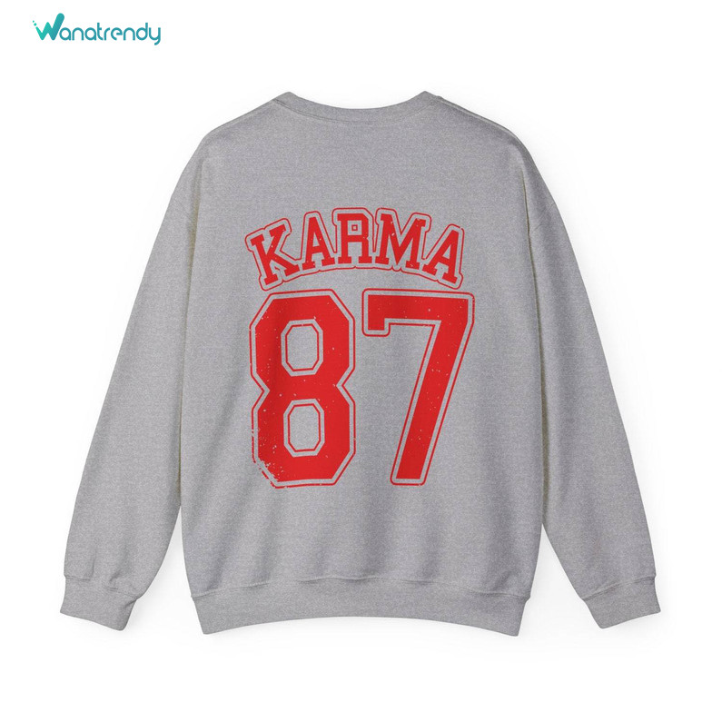 Limited Karma 87 Sweatshirt, Karma Is The Guy On The Chiefs Unisex Hoodie Sweater