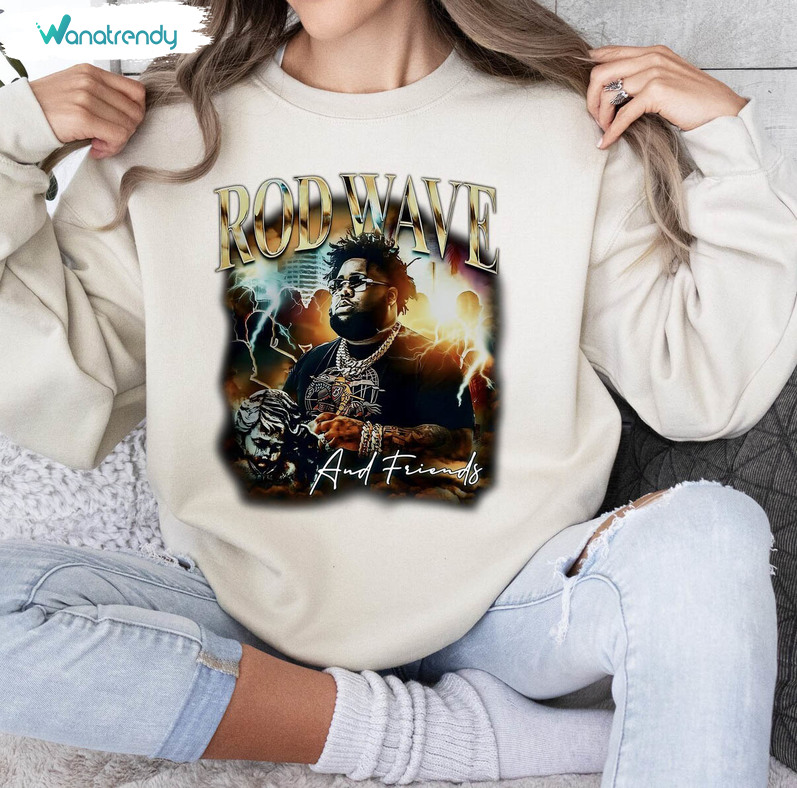 Rod Wave Nostalgia 90s Rap Music Sweatshirt , Rod Wave Shirt Long Sleeve