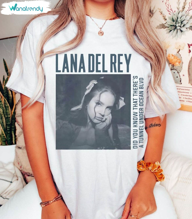 Retro Lana Del Rey Tour Shirt, Shrlana Del Rey Album T Shirt Vintage Unisex Hoodie