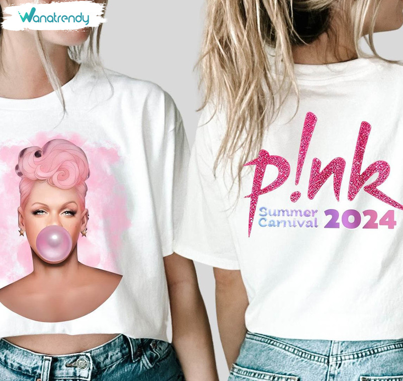 Trendy Pink Singer Pink Singer Sweatshirt , Pink Summer Carnival Shirt Long Sleeve