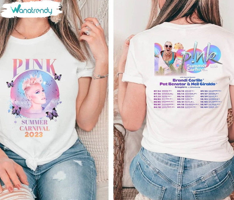 Pink Summer Carnival Shirt, Summer Carnival 2023 Trustfall Album Tee Tops Hoodie