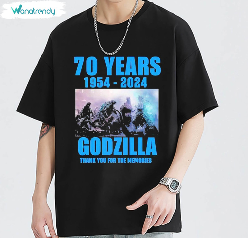 Godzilla Minus One Shirt, Godzilla Thank You For The Memories T Shirt Sweatshirt