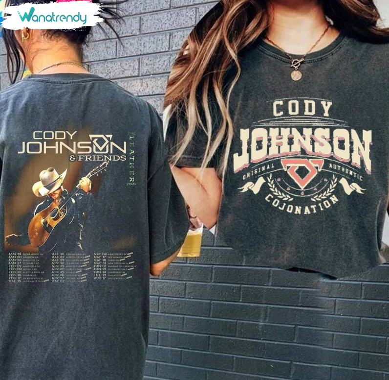 Groovy Cody Johnson Sweatshirt, Cody Johnson Concert 2024 Long Sleeve Sweater