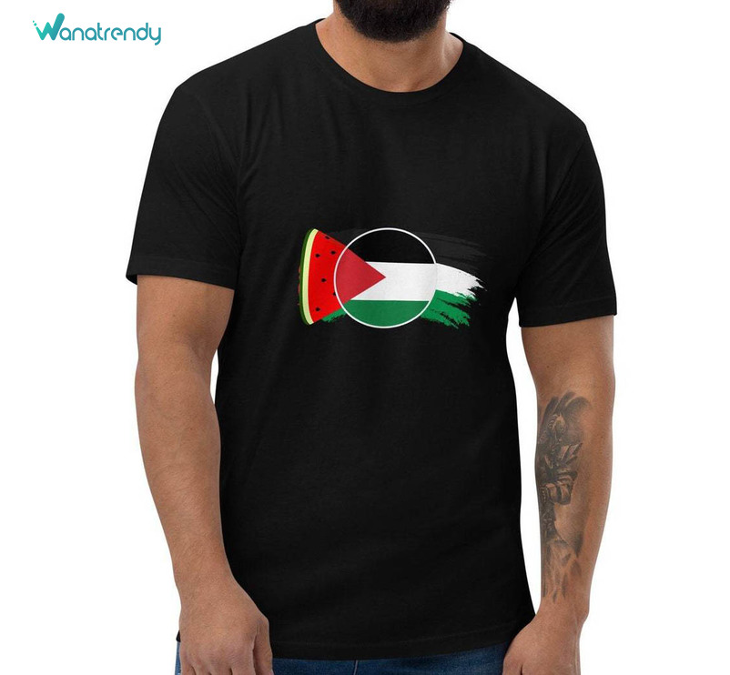 New Rare Free Palestine Shirt, Freedom And Peace Sweater Long Sleeve