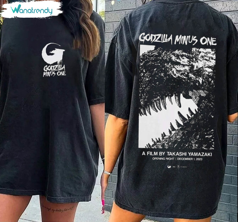 Godzilla Minus One Funny Shirt, Takashi Yamazaki Limited Crewneck Long Sleeve