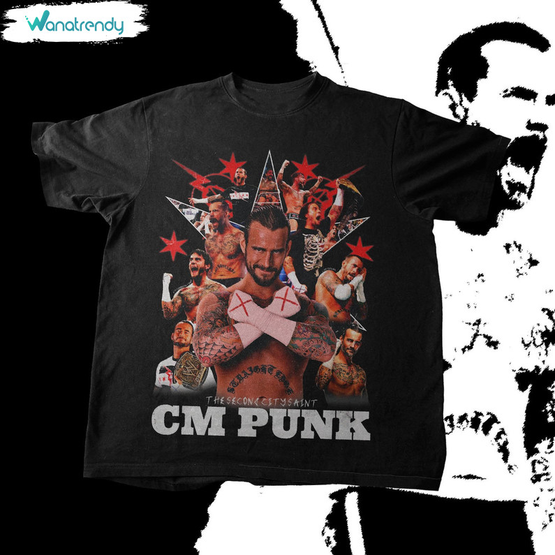 New Rare Cm Punk Shirt, Cm Punk Best Of All Time Sweater Hoodie