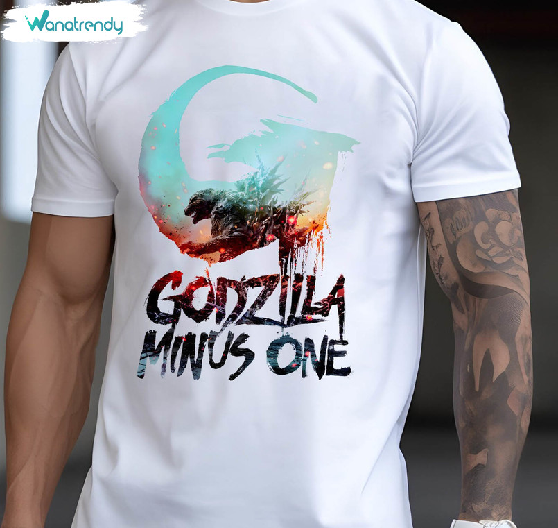 Comfort Godzilla Minus One Shirt, King Of The Monsters Movie Sweater Crewneck