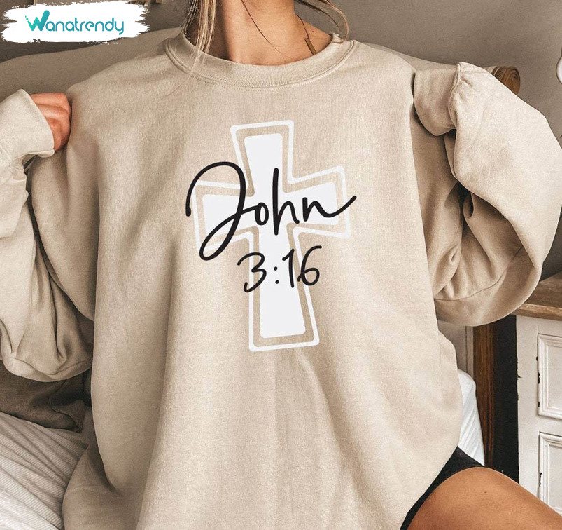 Groovy Loved John 3:16 Shirt, Creative Christian Sweatshirt Unisex Hoodie