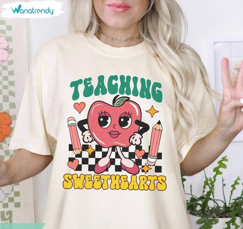 Teaching Sweethearts Shirt, Comfort Colors Teacher Valentines Day T Shirt Tank Top