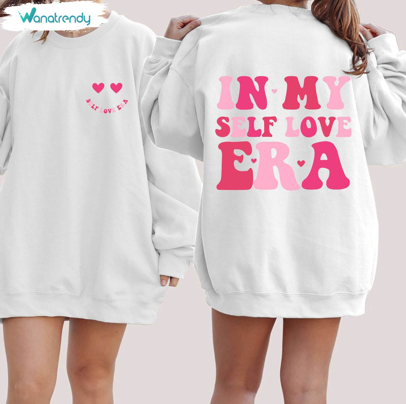 Retro In My Self Love Era Sweatshirt, Awesome Self Love Era Shirt Unisex T Shirt