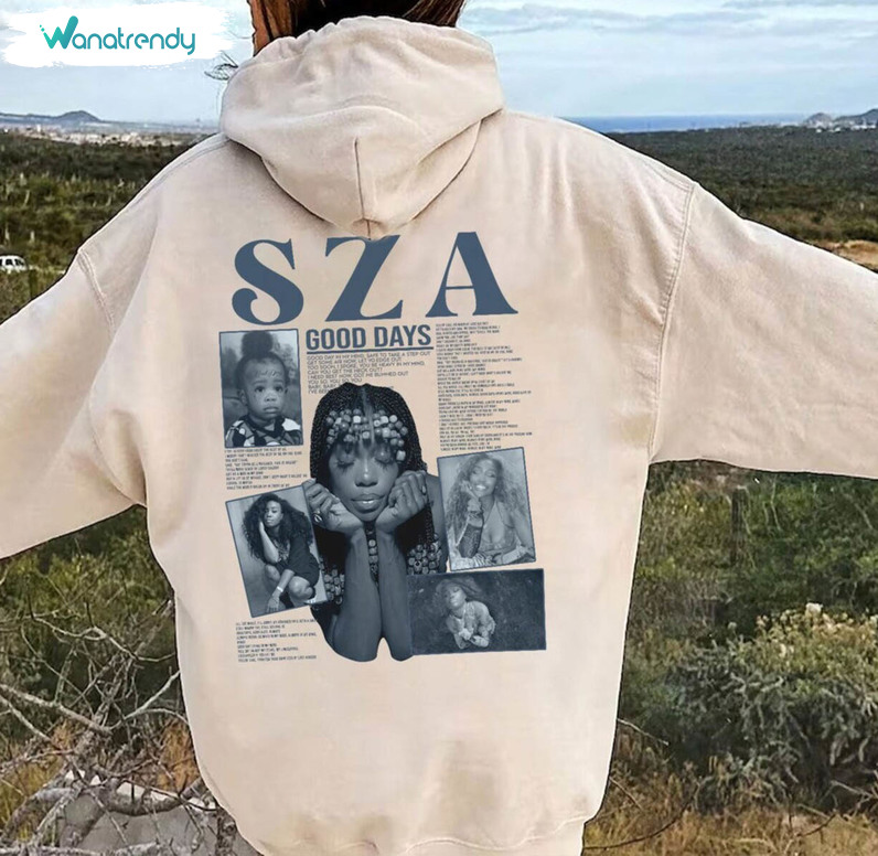 Must Have Sza S.o.s Tour 2023 Shirt, Neutral Album Sos Hoodie Short Sleeve
