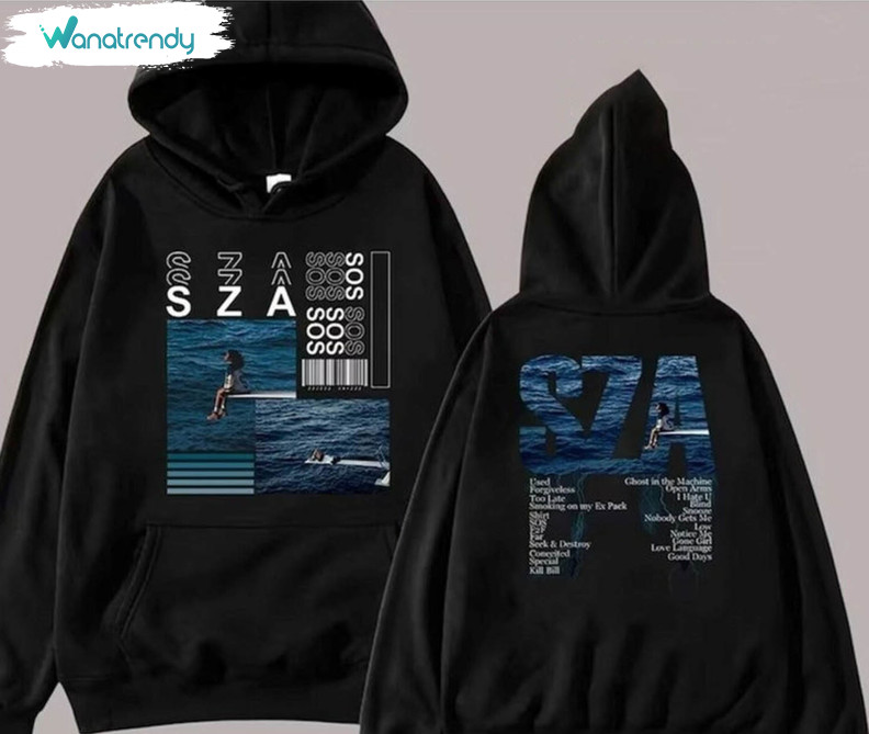 Must Have Sza S.o.s Tour 2023 Shirt, Sos New Album T Shirt Long Sleeve