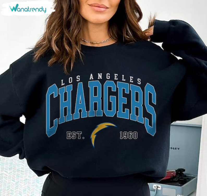 Retro Los Angeles Chargers Shirt, Los Angeles Football Vintage Sweatshirt Sweater