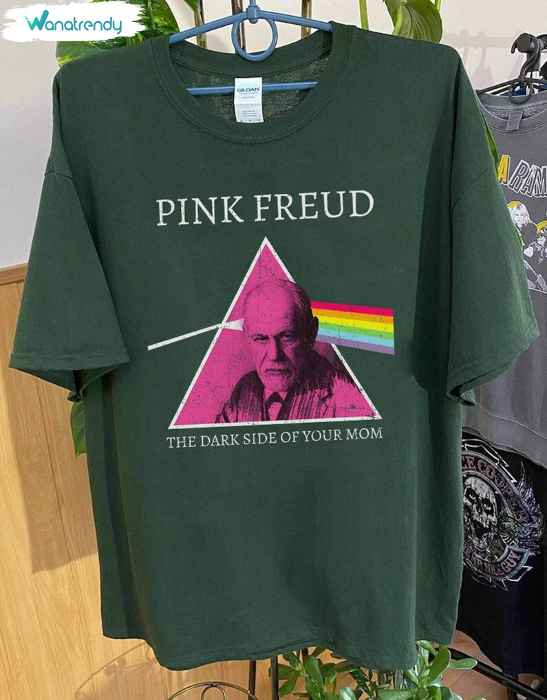 Comfort Pink Freud Dark Side Of Your Mom T Shirt, Pink Floyd Tour Shirt Tee Tops