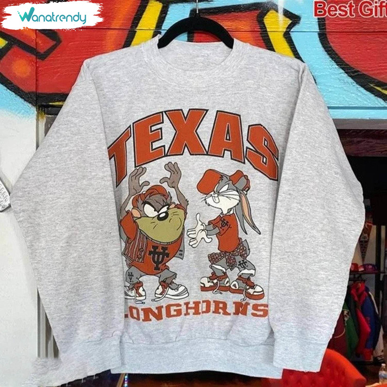 Neutral Texas Longhorns Sweatshirt, University Of Texas Ncaa T Shirt Tank Top