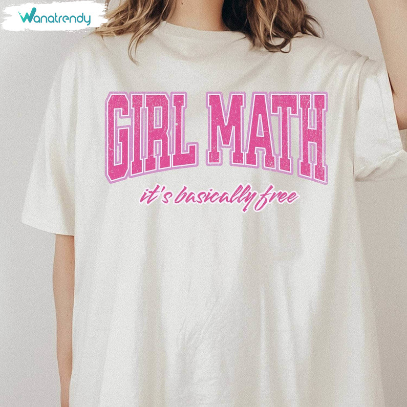 Comfort Girl Math Sweatshirt, Must Have Math Loving Girl Unisex Hoodie Crewneck