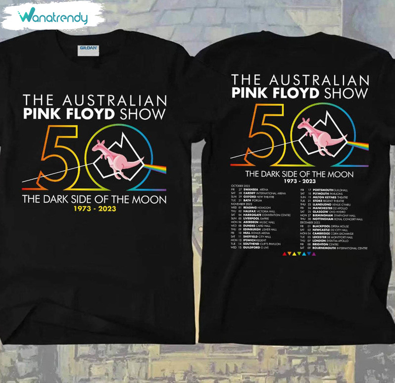 Vintage Pink Floyd Tour Shirt, Pink Floyd Concert Unisex Hoodie Sweatshirt