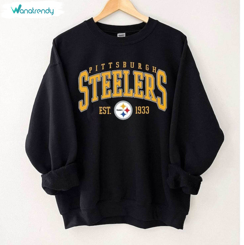 Cool Design Pittsburgh Steelers Shirt, Unique Football Unisex Hoodie Short Sleeve