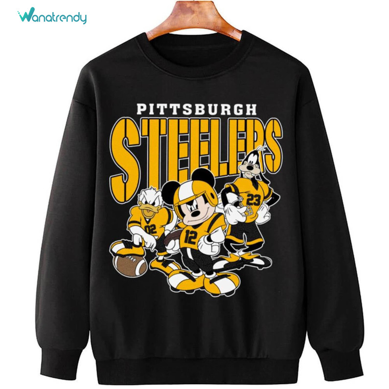 Cute Pittsburgh Steelers Shirt, Vintage Pittsburgh Football Disney Hoodie T Shirt
