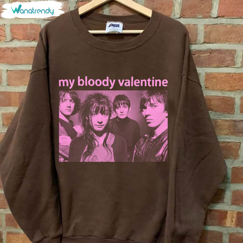 Modern My Bloody Valentine Shirt, My Bloody Valentine Band Short Sleeve Sweater