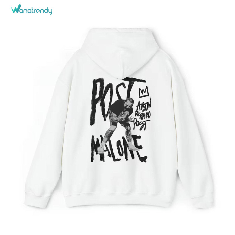 Trendy Post Malone Tour Shirt, Cute Post Malone Fanmade Hoodie Sweater