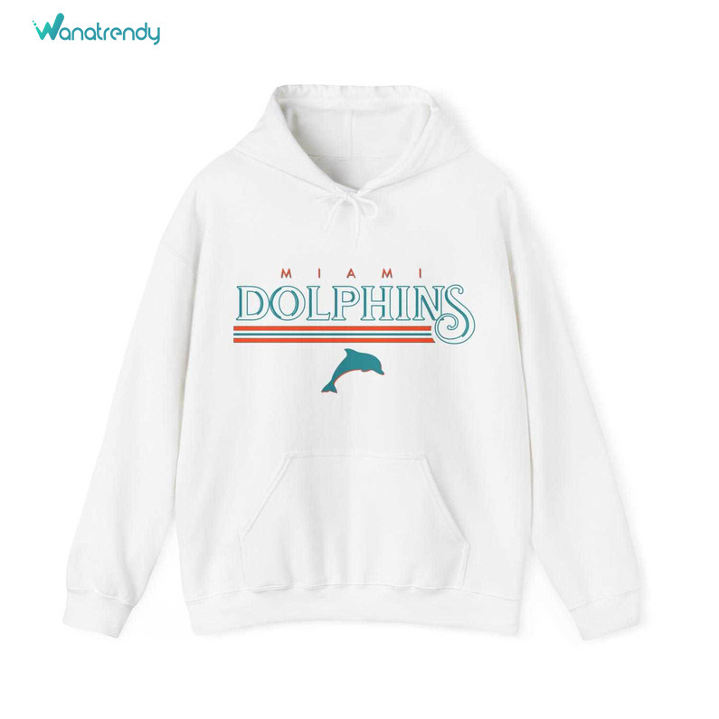 Retro Miami Dolphins Shirt, Must Have Dolphins T Shirt Unisex Hoodie
