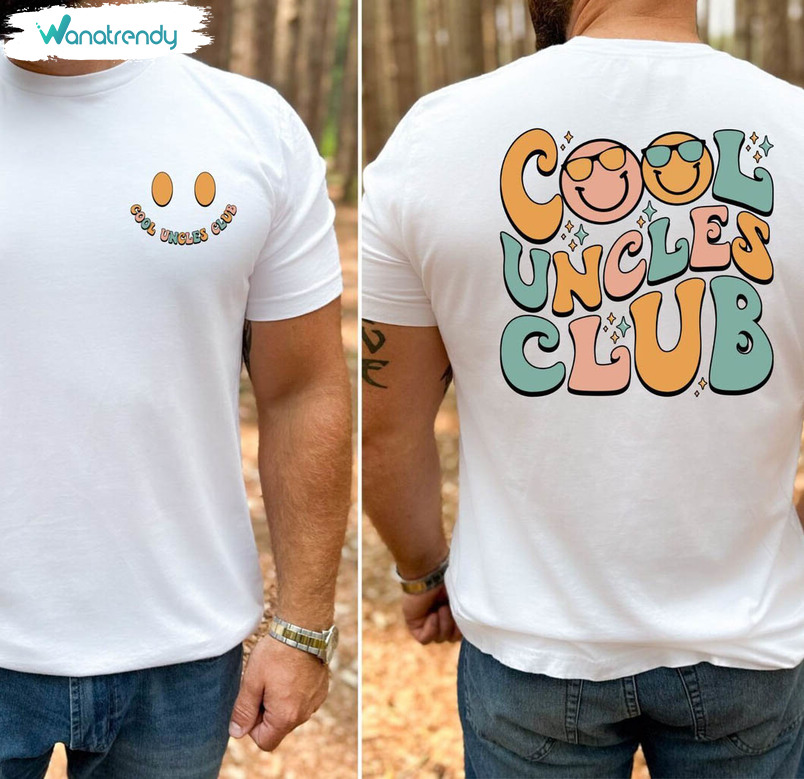 New Uncle Groovy Sweater, Funny Cool Uncles Club Shirt Unisex Hoodie