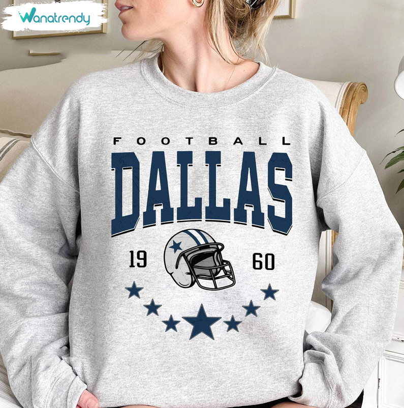 Comfort Dallas Cowboys Football Hoodie, Trendy Dallas Cowboys Shirt Short Sleeve