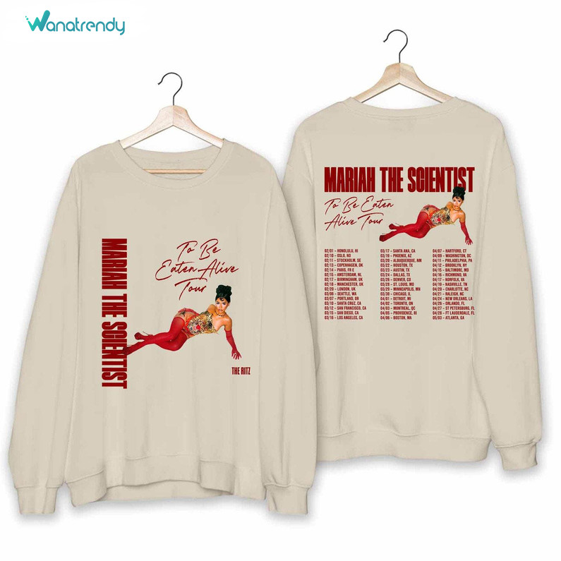 Creative To Be Eaten Alive Tour 2024 Sweatshirt , Mariah The Scientist Shirt Long Sleeve