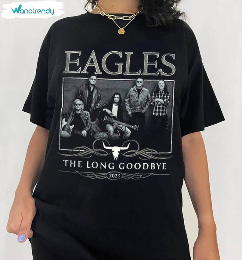 Trendy Eagles Tour 2023 Shirt, Unique The California Concert Sweatshirt Long Sleeve