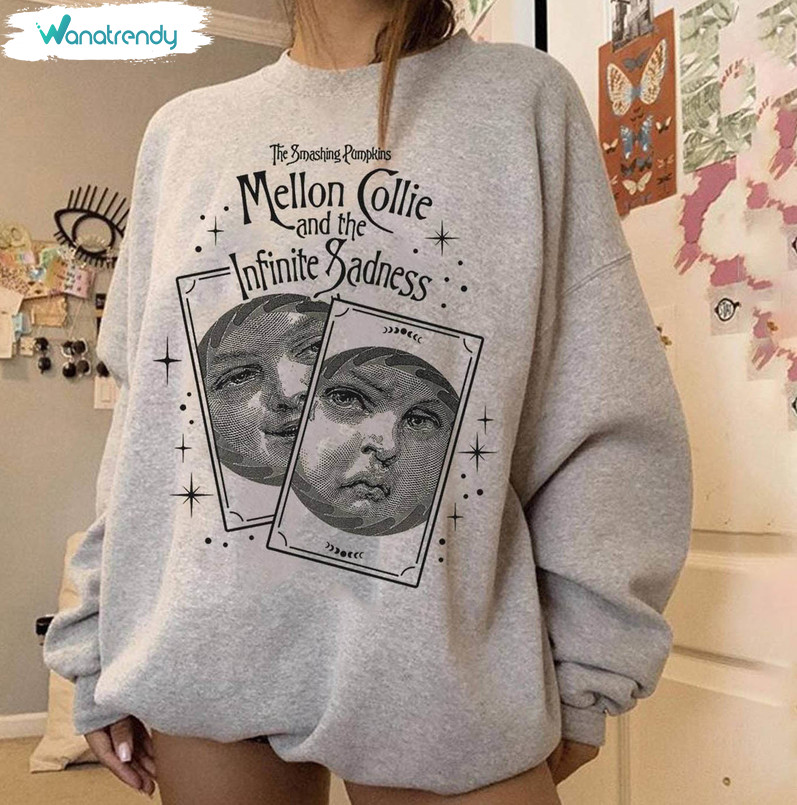 Mellon Collie And The Infinite Sadness Cute Hoodie, Smashing Pumpkins Shirt Crewneck
