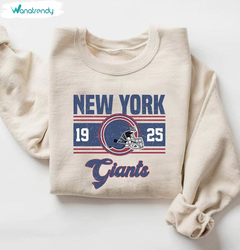 New York Giant Cool Design Shirt, New York Football Team Unisex Hoodie Crewneck
