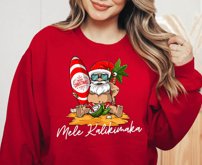 Mele Kalikimaka Aloha Christmas Family Sweatshirt
