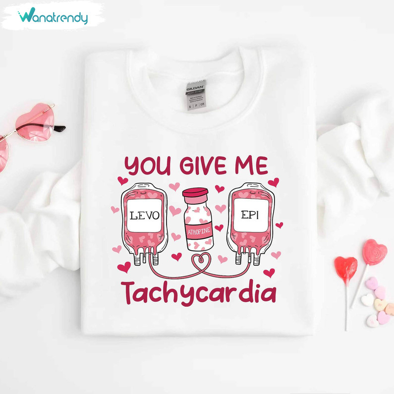 Comfort You Give Me Tachycardia Shirt, Vintage Nurse Valentine T Shirt Tee Tops