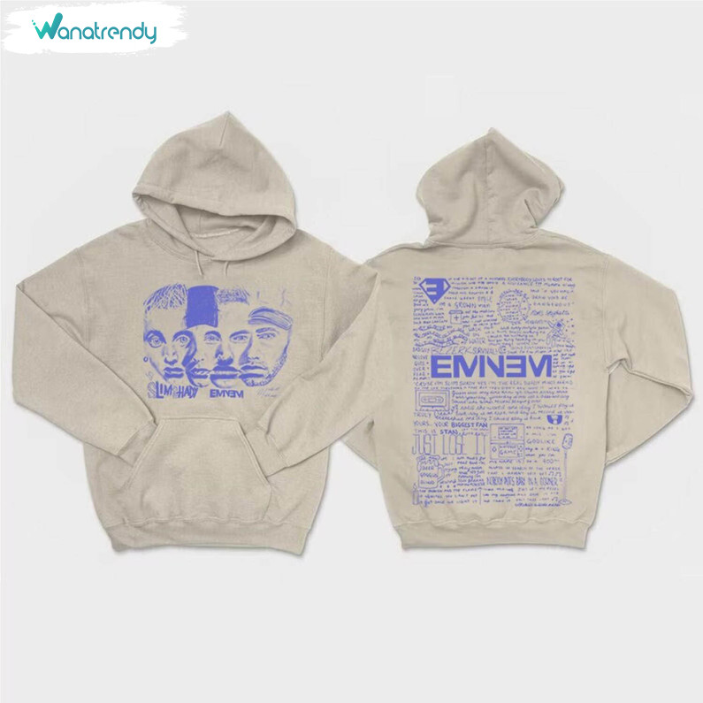Retro The Eminem Show Shirt, The Marshall Mathers Album Unisex Hoodie Short Sleeve