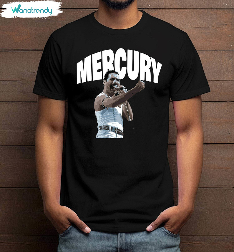 Groovy Freddie Mercury Shirt, Inspirational Crewneck Unisex Hoodie Gift For Fans