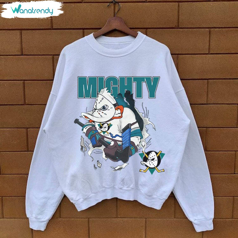 Comfort Anaheim Ducks Shirt, Mighty Ducks Logo Must Have Sweatshirt Crewneck