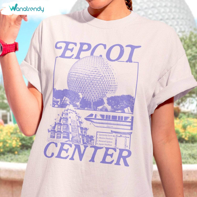 Comfort Epcot Center Shirt, Cool Design Unisex Hoodie Crewneck Gift For Friend