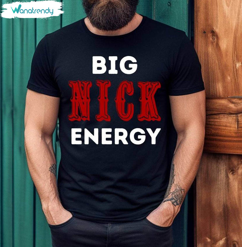 Groovy Big Nick Energy 49ers Crewneck, Trendy Nick Bosa Sweatshirt T Shirt