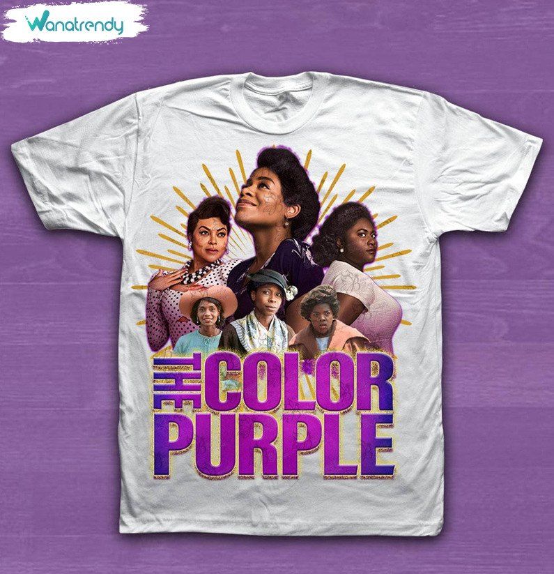 Comfort The Color Purple Shirt, Creative Color Purple Movie Crewneck Unisex T Shirt