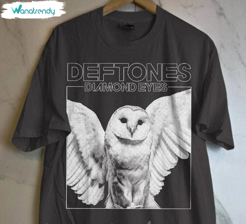 Groovy Deftones Shirt, Diamond Eyes Album Tee Rock Music Band Sweater Tee Tops