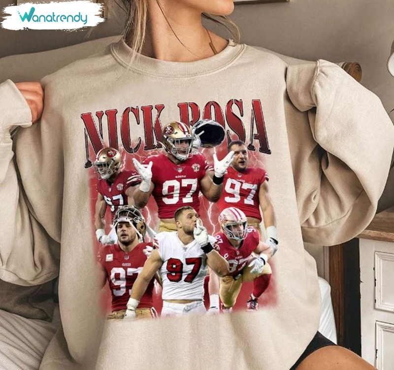 Must Have Nick Bosa Sweatshirt, Awesome Nick Bosa Football T Shirt Short Sleeve