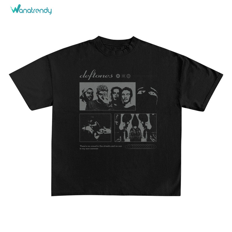 Trendy Deftones Shirt , Fantastic Deftones Tour Rock Band T Shirt Short Sleeve