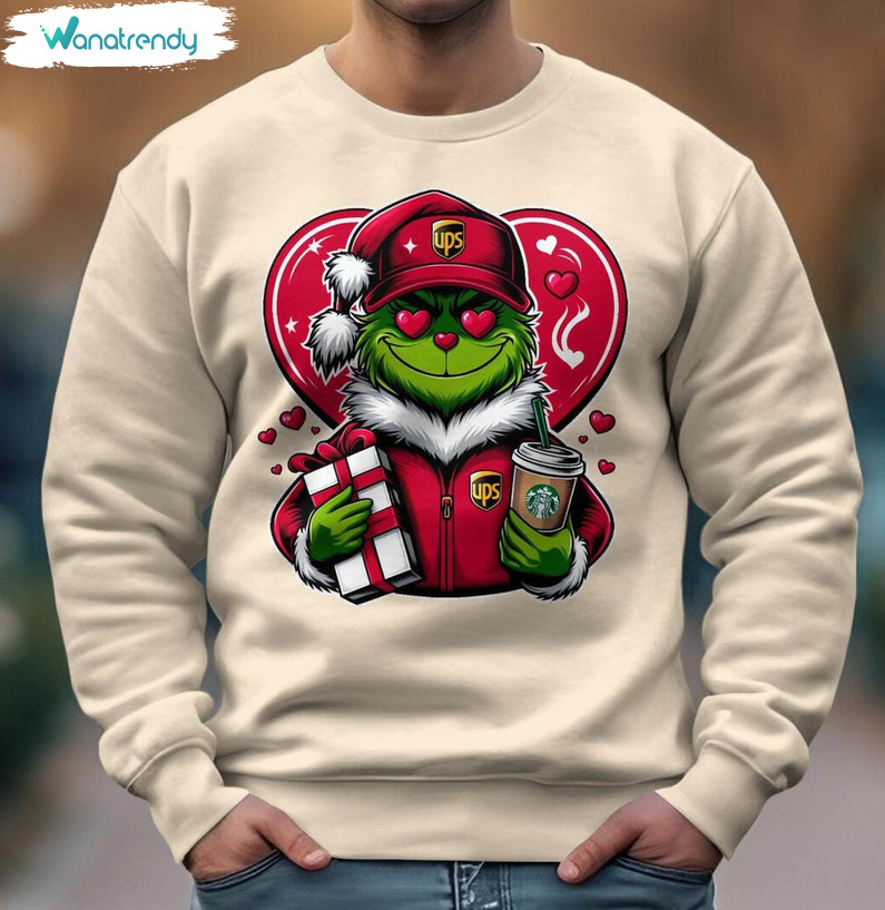 Grinch With Heartfelt Fun Ups Sweatshirt , Must Have Grinch's Valentine Shirt Hoodie